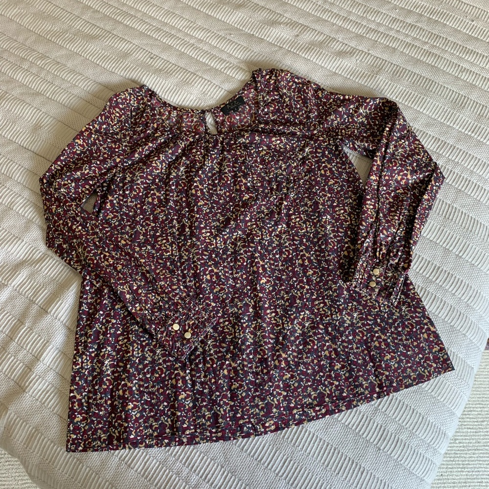 APC floral blouse